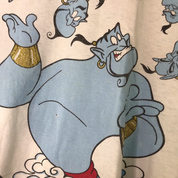 Vintage Disney Aladdin Genie All Over Print Tee - Picture 10 of 10